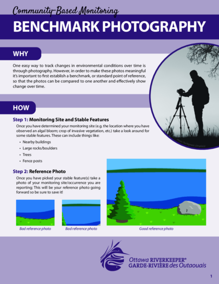 Guide to Community Based Monitoring: Benchmark Photography